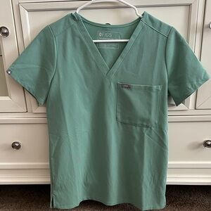 FIGS  Green Scrub Top